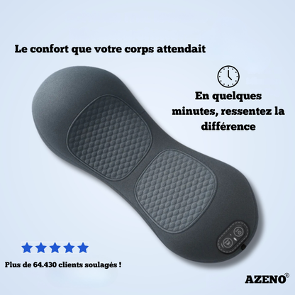 Azeno relaxBack™️ – Masseur chauffant anti-douleur