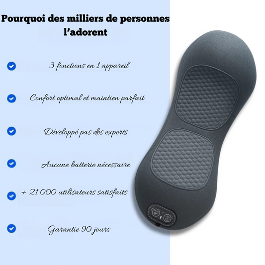 Azeno relaxBack™️ – Masseur chauffant anti-douleur